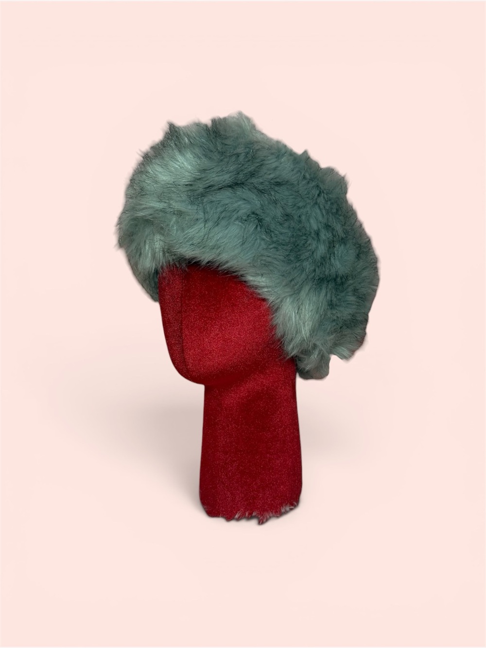 Fur Cluster Hat in gray- Women's Accessory